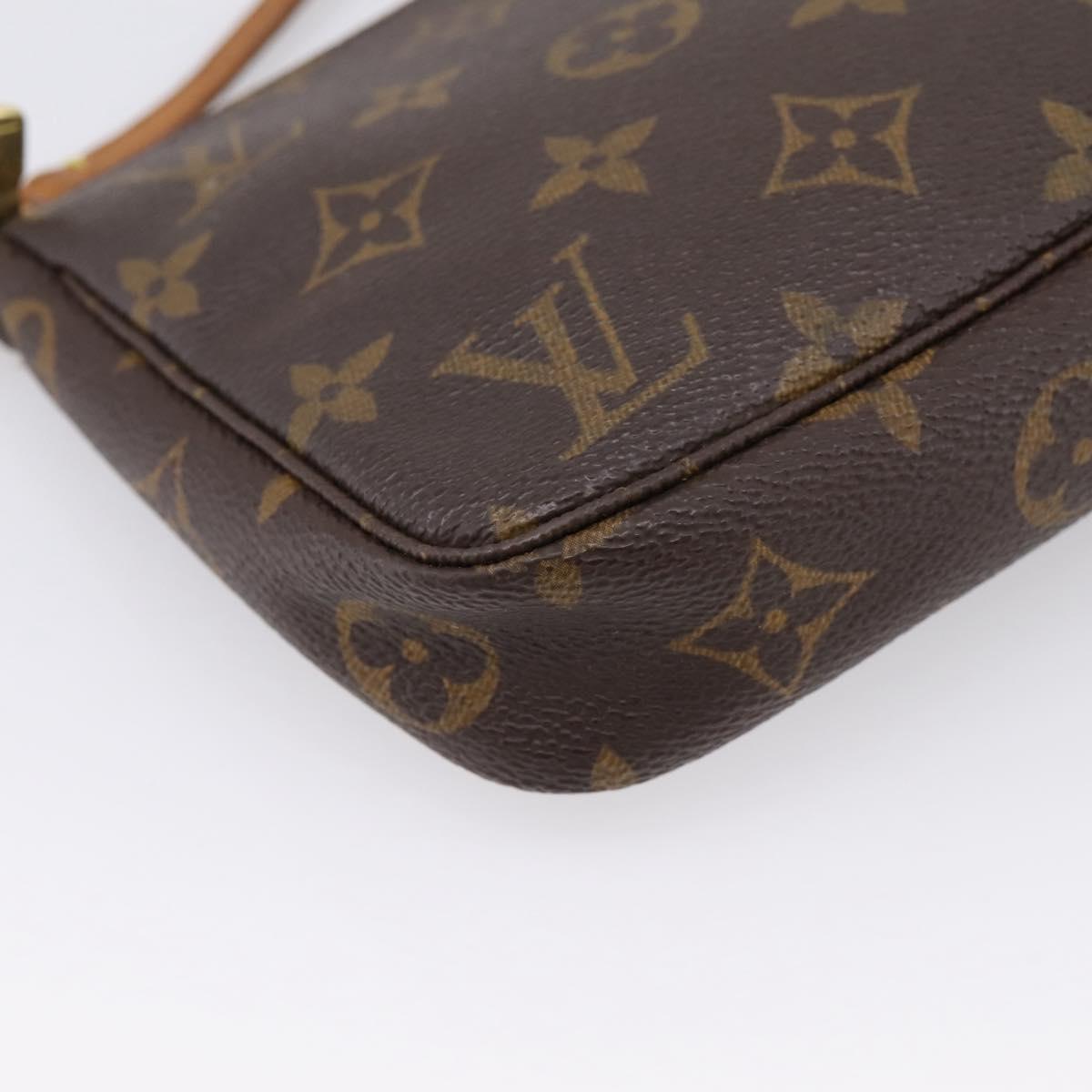 LOUIS VUITTON Monogram Pochette Accessoires Pouch M51980 LV Auth 206038