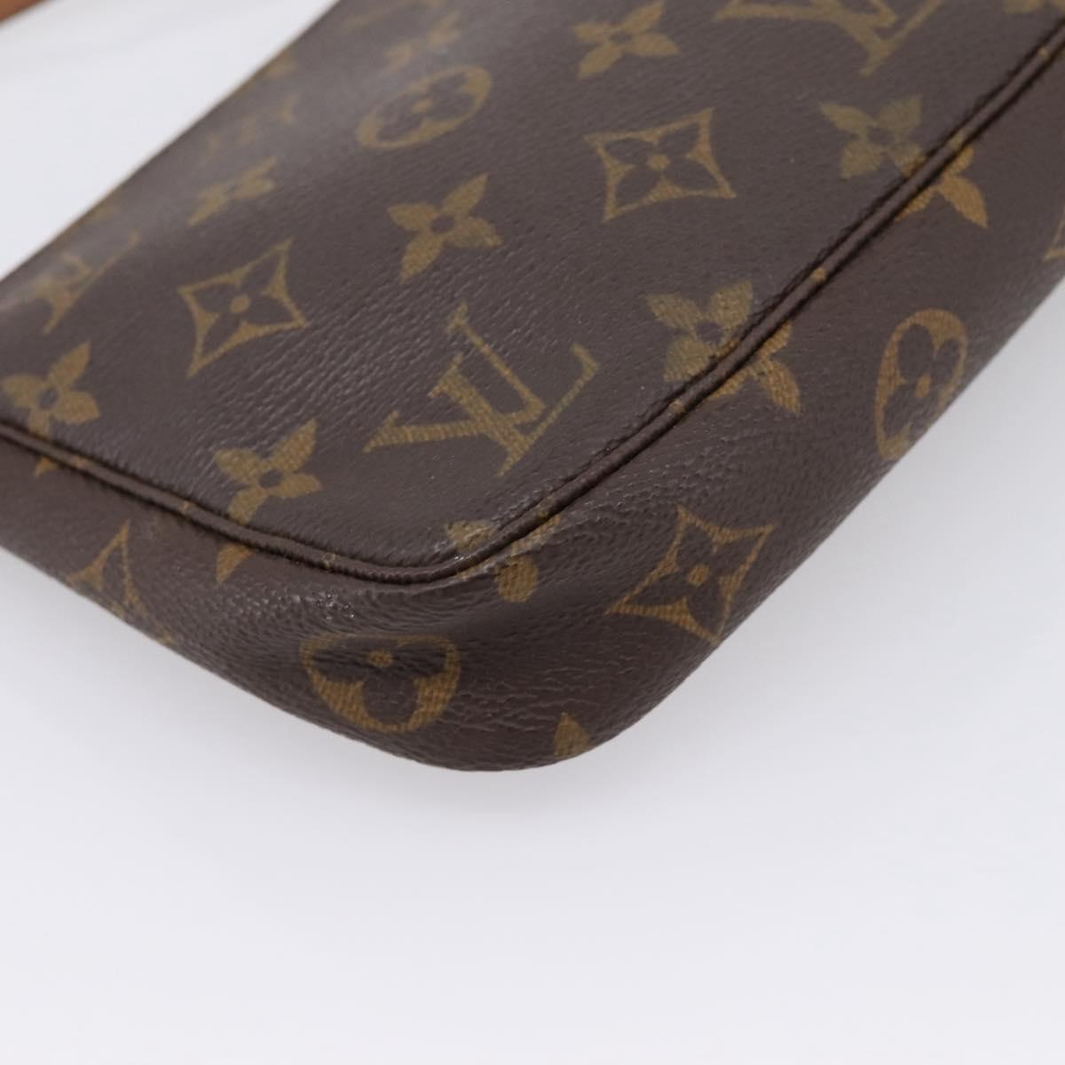 LOUIS VUITTON Monogram Pochette Accessoires Pouch M51980 LV Auth 206038