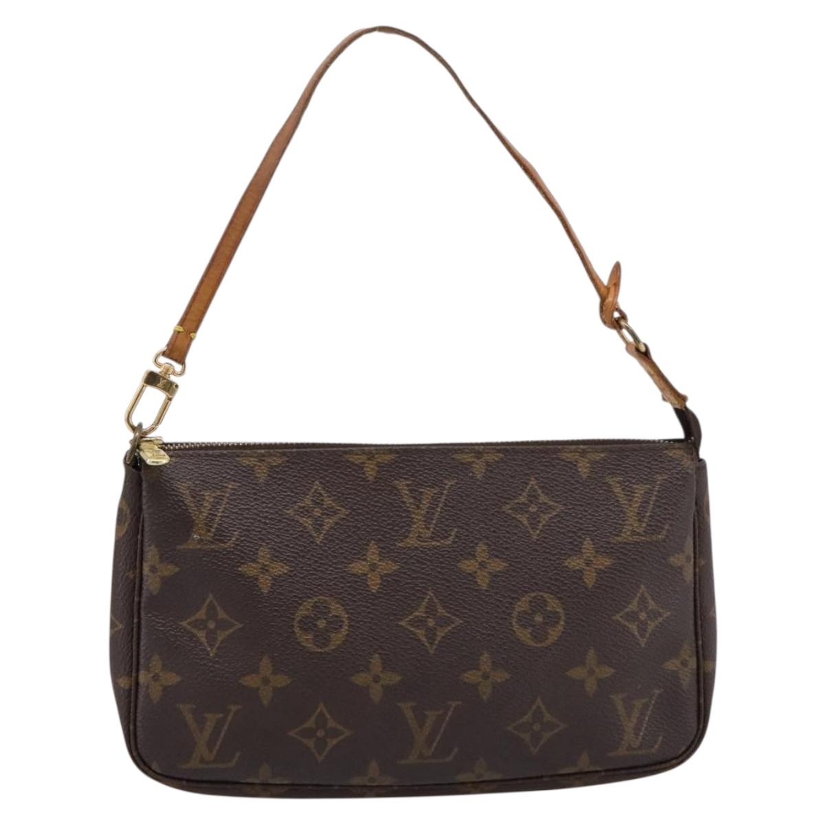 LOUIS VUITTON Monogram Pochette Accessoires Pouch M51980 LV Auth 206038
