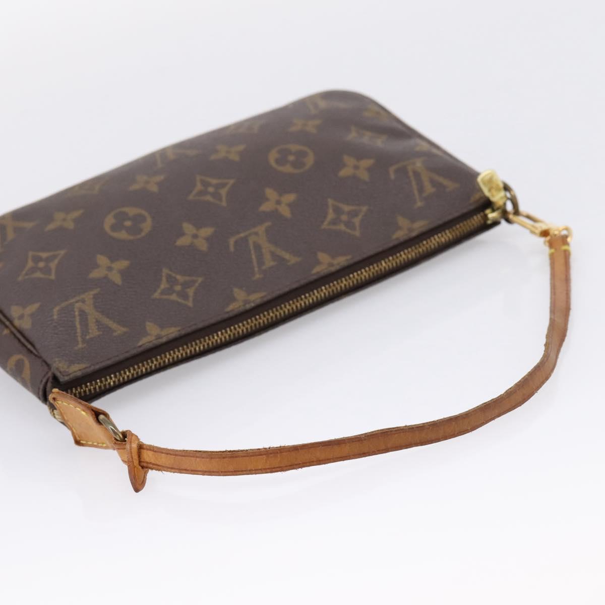 LOUIS VUITTON Monogram Pochette Accessoires Pouch M51980 LV Auth 206038