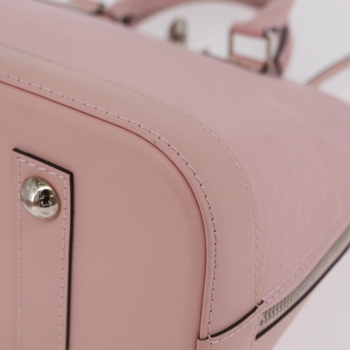 LOUIS VUITTON Epi Alma PM Hand Bag Rose Claire M41323 LV Auth 206051V