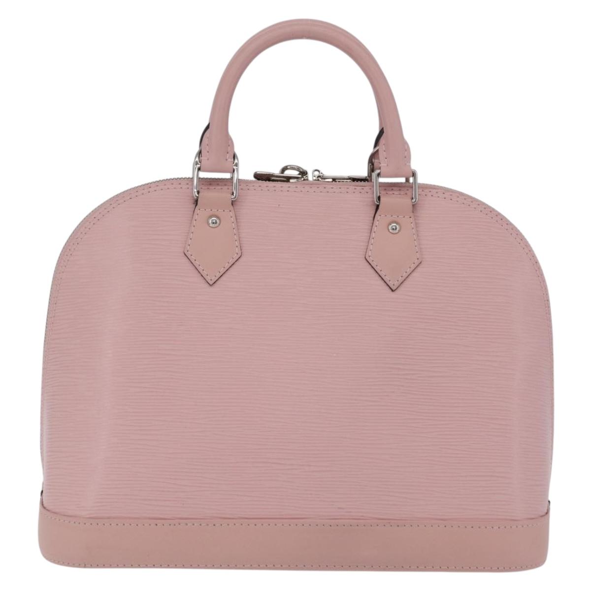 LOUIS VUITTON Epi Alma PM Hand Bag Rose Claire M41323 LV Auth 206051V
