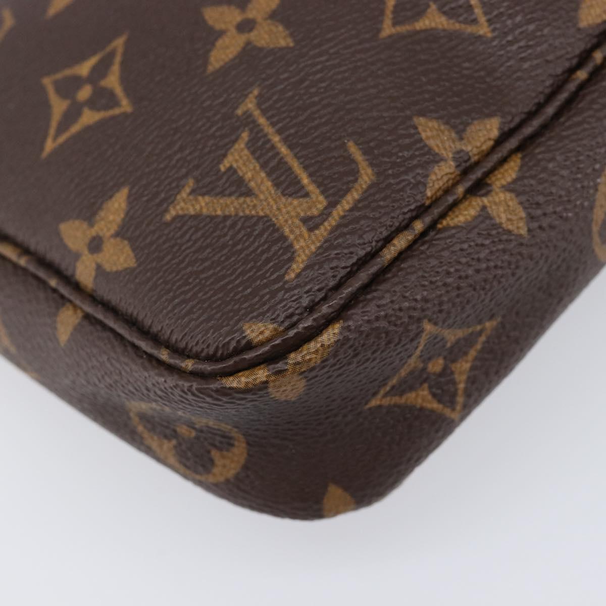 LOUIS VUITTON Monogram Pochette Accessoires Pouch M51980 LV Auth 206059A