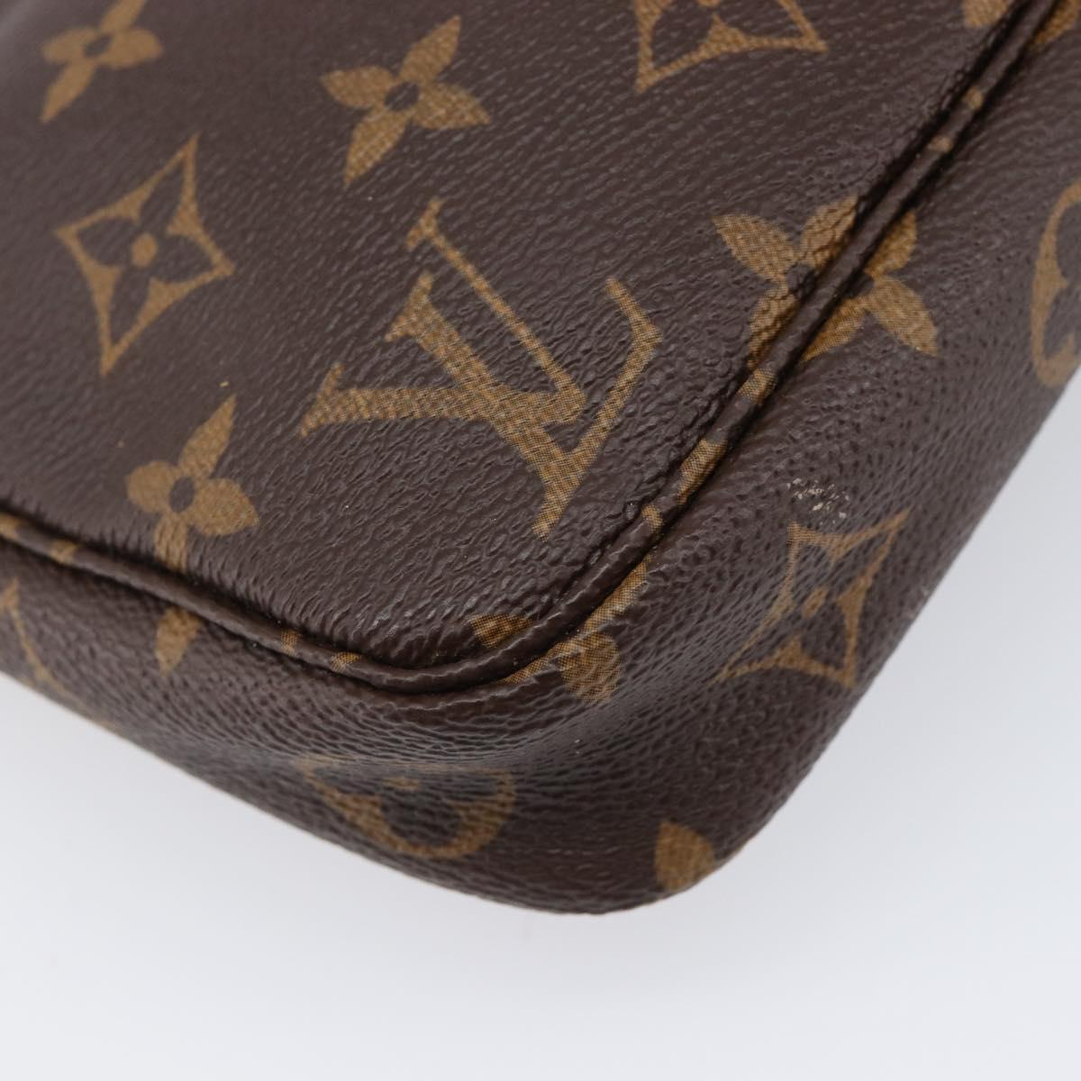 LOUIS VUITTON Monogram Pochette Accessoires Pouch M51980 LV Auth 206059A