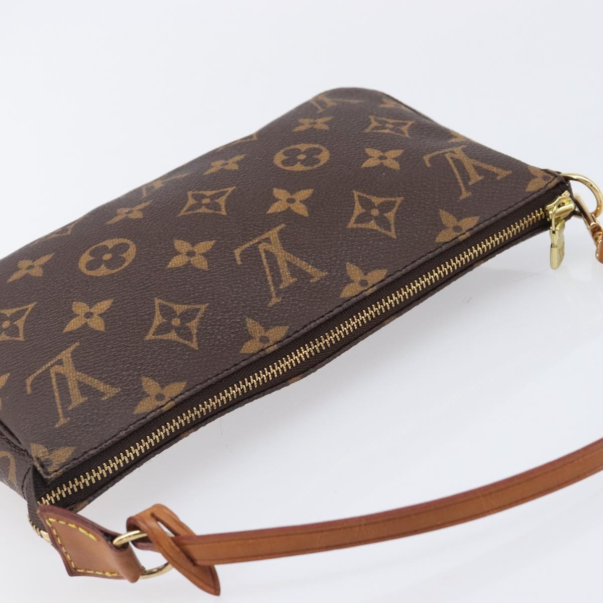 LOUIS VUITTON Monogram Pochette Accessoires Pouch M51980 LV Auth 206059A