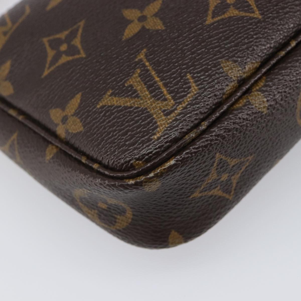 LOUIS VUITTON Monogram Pochette Accessoires Pouch M51980 LV Auth 206063V