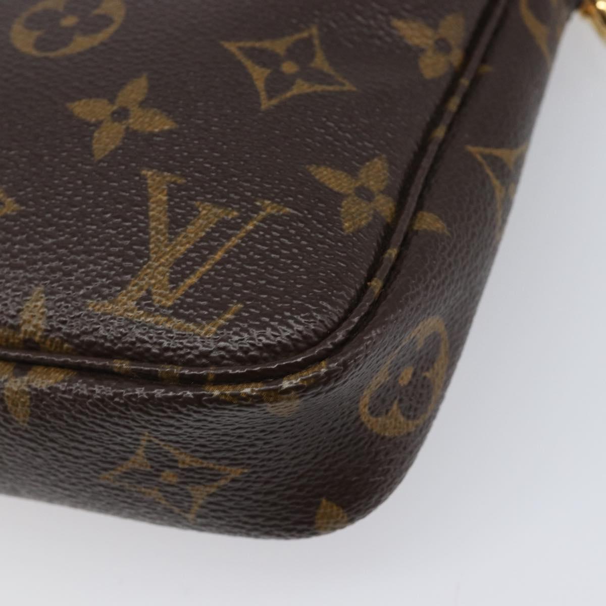 LOUIS VUITTON Monogram Pochette Accessoires Pouch M51980 LV Auth 206063V