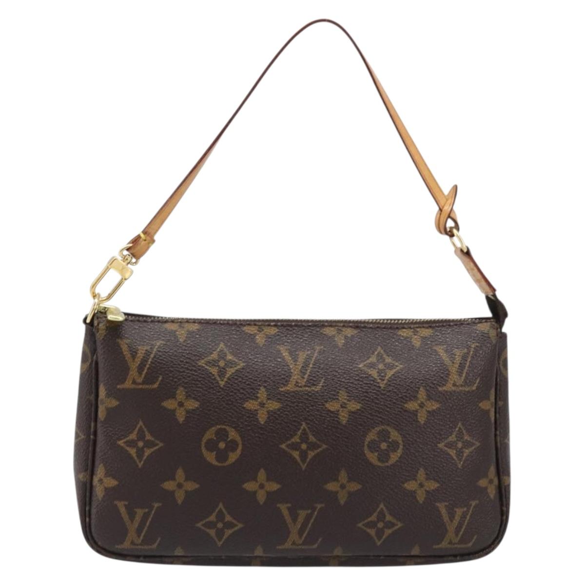 LOUIS VUITTON Monogram Pochette Accessoires Pouch M51980 LV Auth 206063V