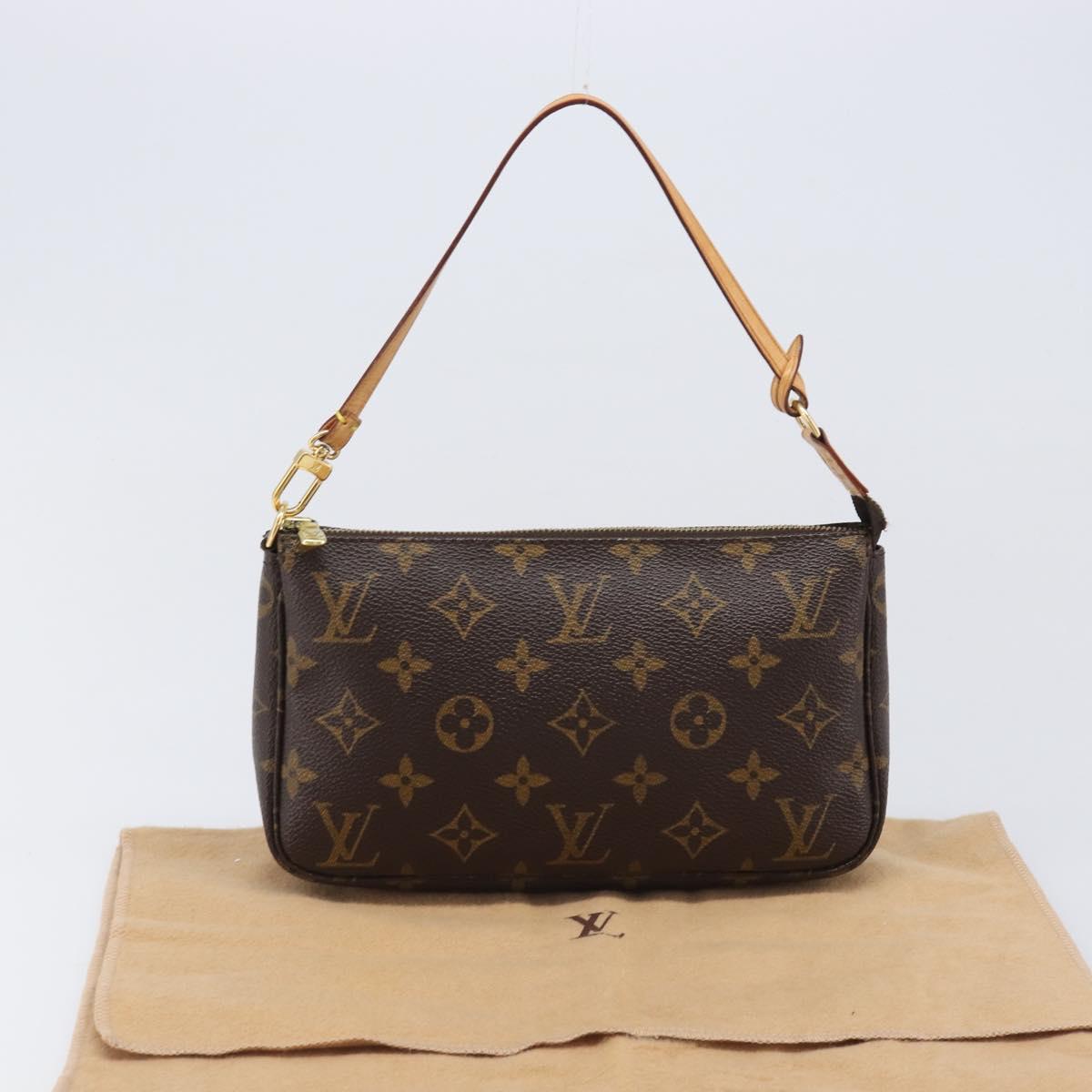 LOUIS VUITTON Monogram Pochette Accessoires Pouch M51980 LV Auth 206063V
