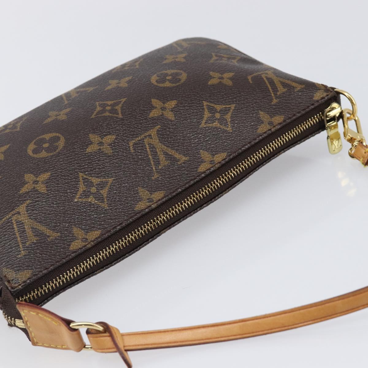 LOUIS VUITTON Monogram Pochette Accessoires Pouch M51980 LV Auth 206063V