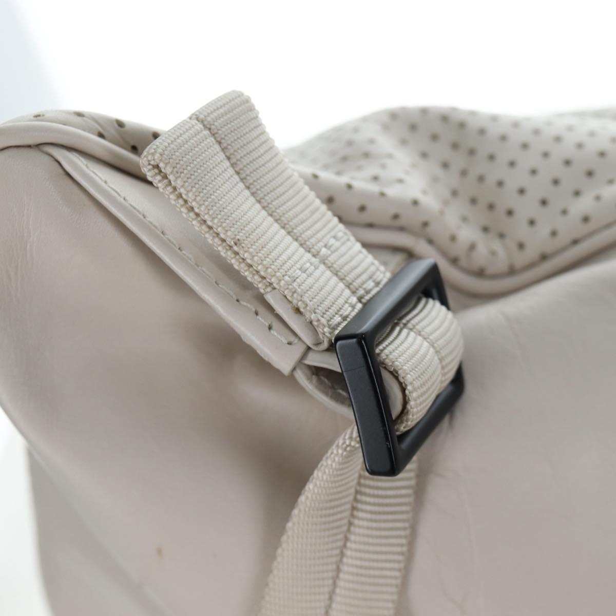 BOTTEGA VENETA Backpack Leather 2way Ivory Auth 206074V