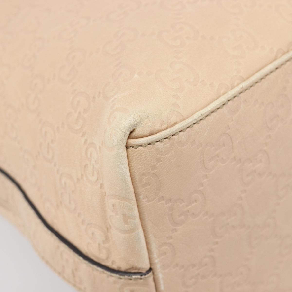 GUCCI Guccissima GG Canvas Shoulder Bag Outlet Pink Gold 257299 Auth 206078