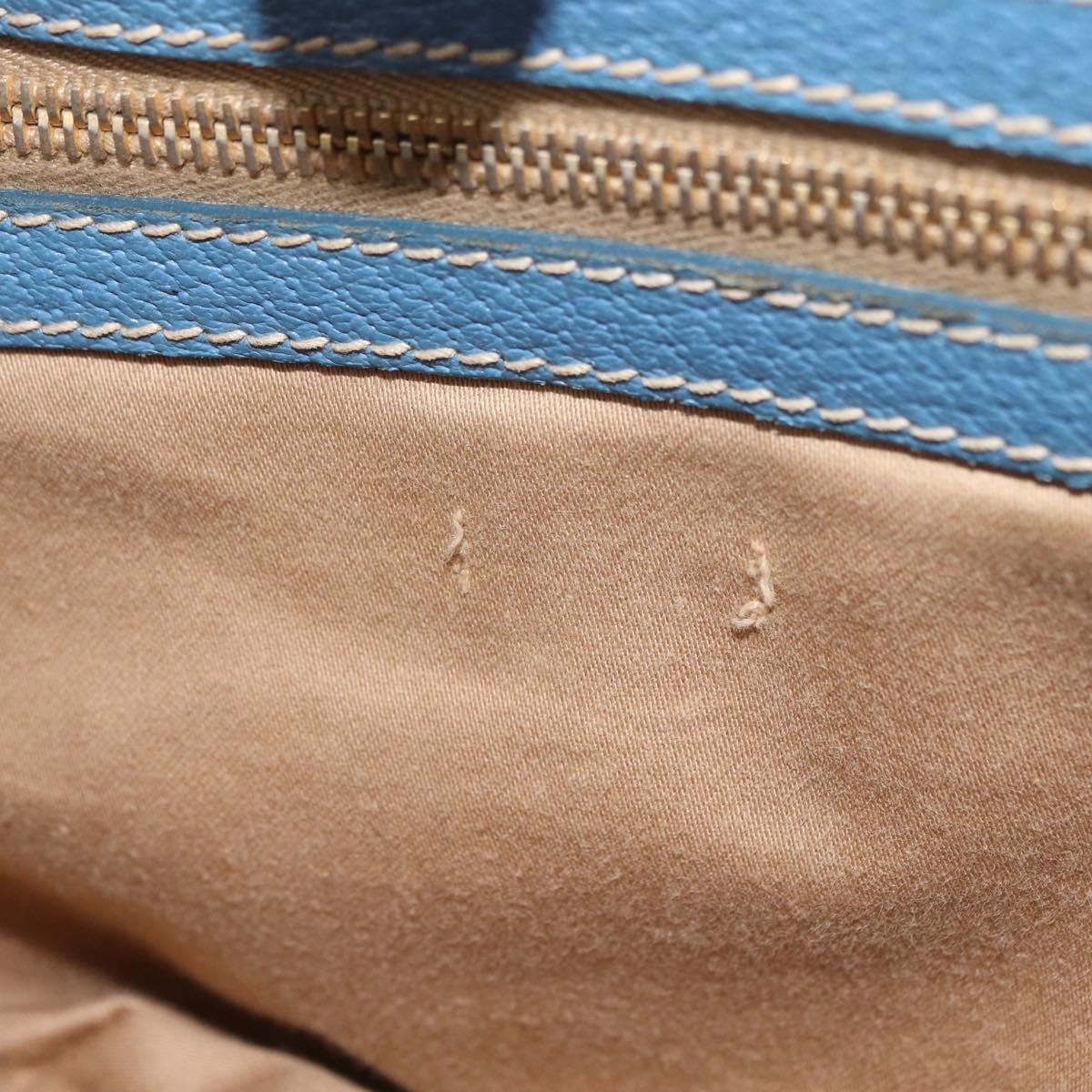 Miu Miu Hand Bag Raffia Beige Gold Auth 206081V