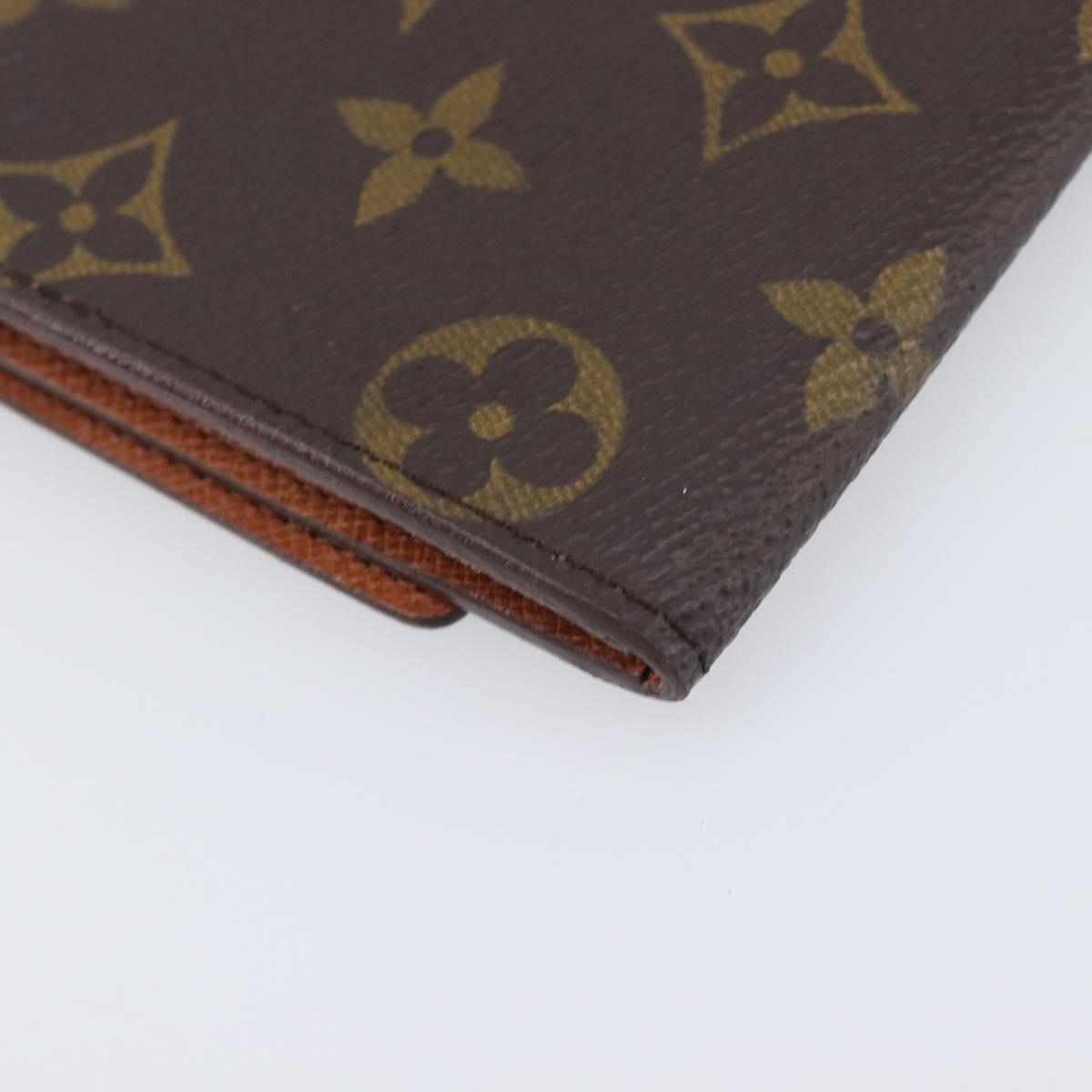 LOUIS VUITTON Monogram Porte En 3 Credit Long Wallet M61818 LV Auth 206092V