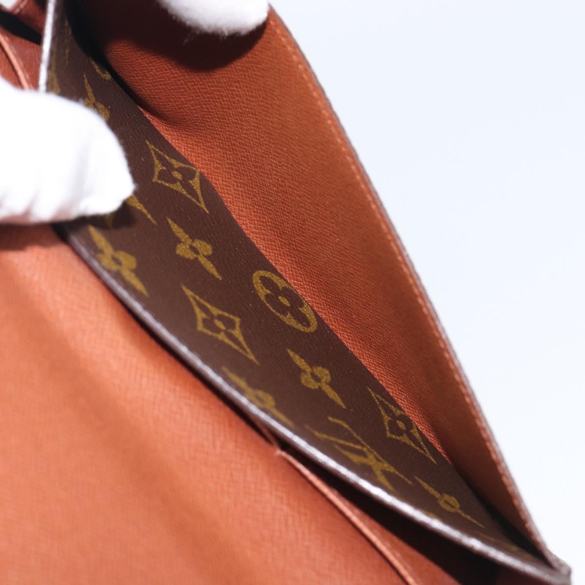 LOUIS VUITTON Monogram Porte En 3 Credit Long Wallet M61818 LV Auth 206092V