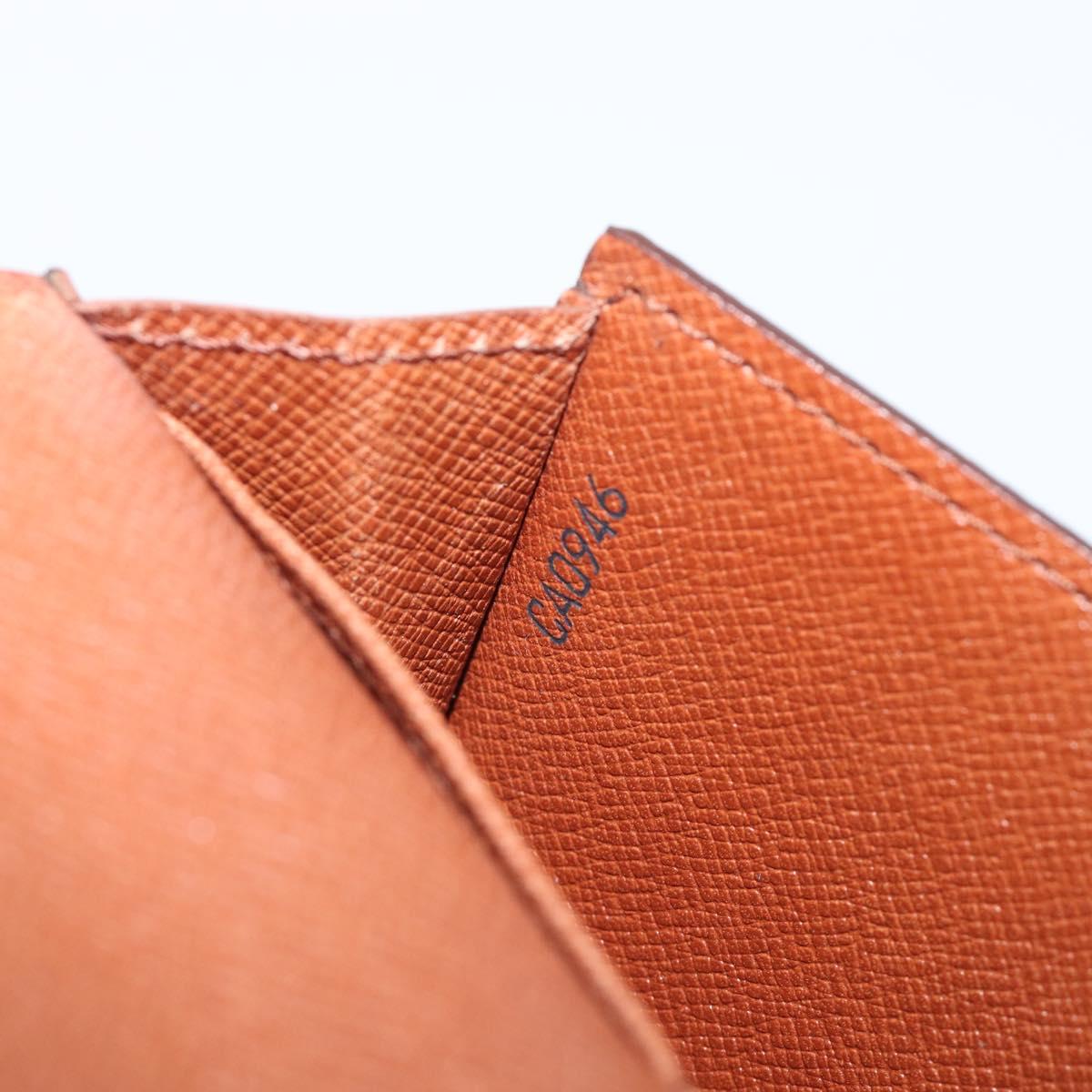 LOUIS VUITTON Monogram Porte En 3 Credit Long Wallet M61818 LV Auth 206092V