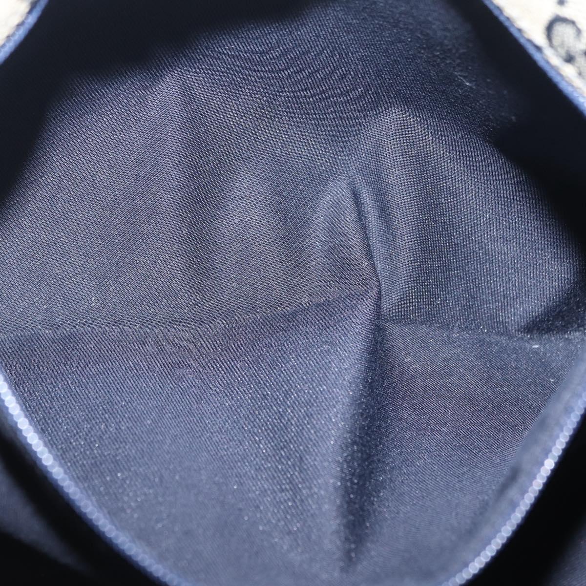 GUCCI Abbey Tote Bag Leather White Gold 130736 Auth 206102