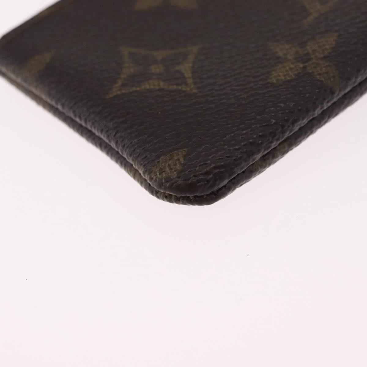 LOUIS VUITTON Monogram Pochette Cles Coin Purse M62650 LV Auth 206139