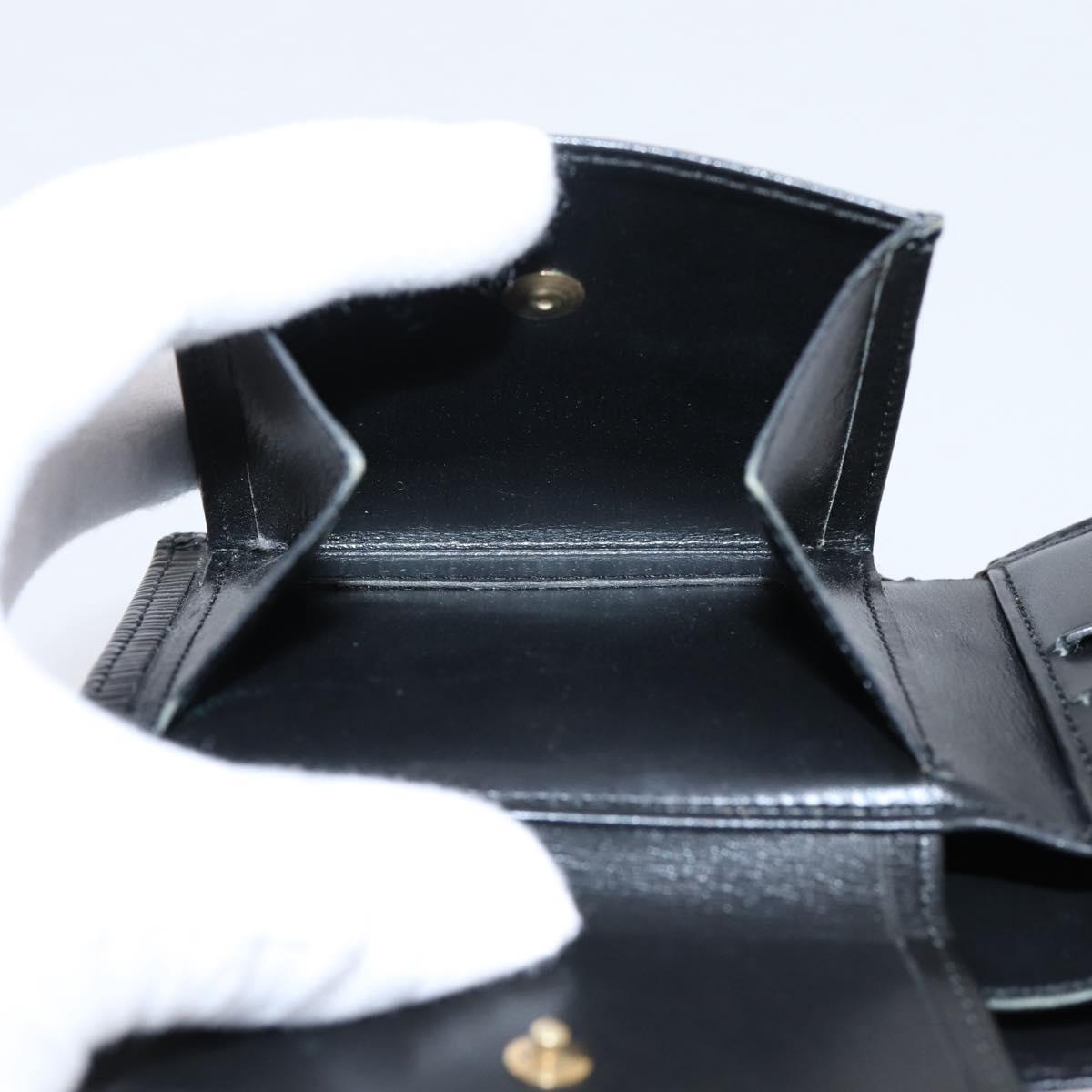 LOUIS VUITTON Epi Portefeuille Marco Bifold Wallet Black M63652 LV Auth 206143V