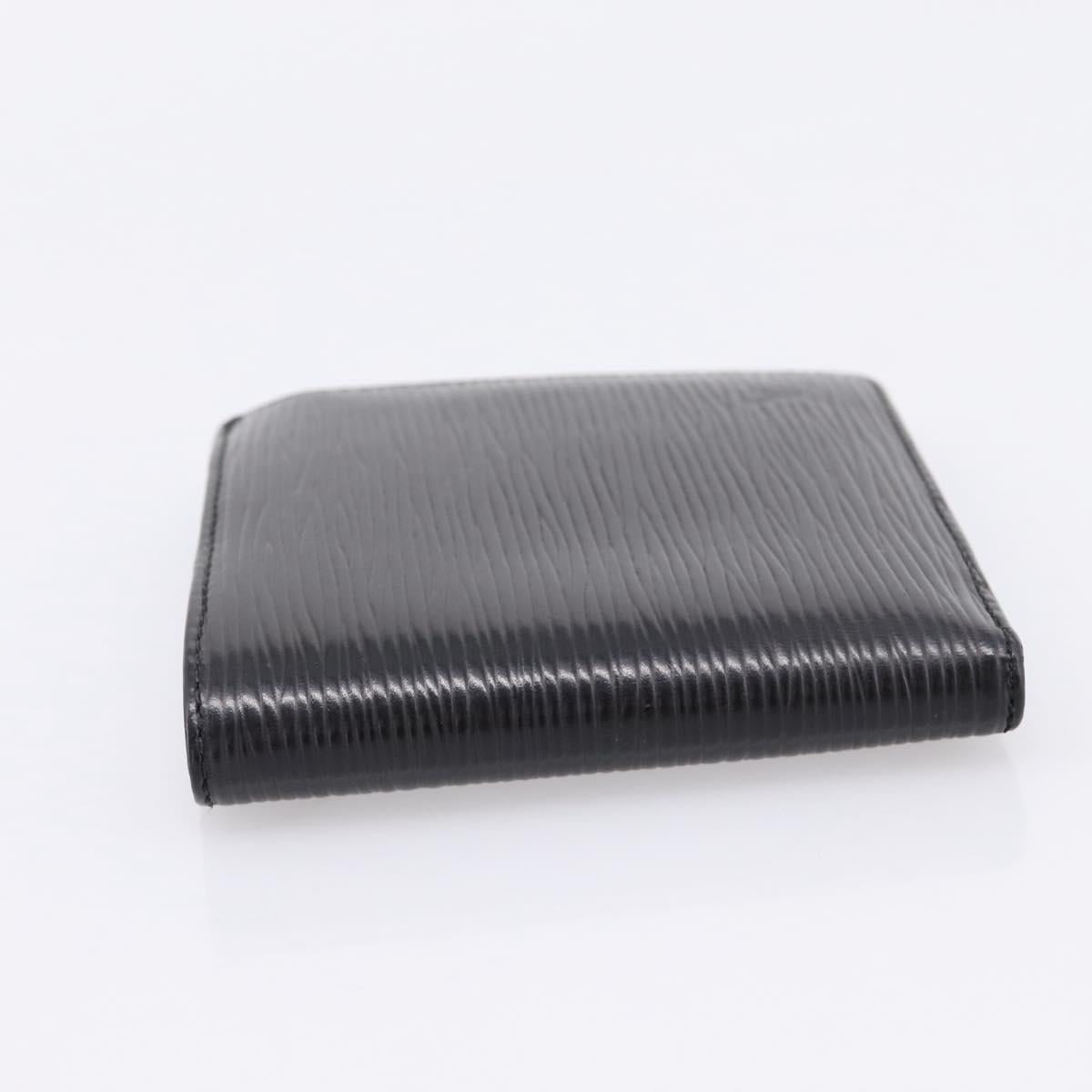 LOUIS VUITTON Epi Portefeuille Marco Bifold Wallet Black M63652 LV Auth 206143V