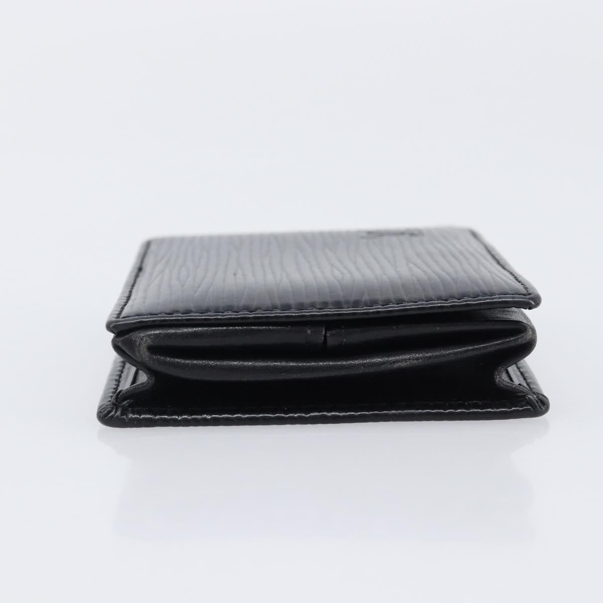 LOUIS VUITTON Epi Porte Monnaie Boite Coin Purse Black M63692 LV Auth 206145A