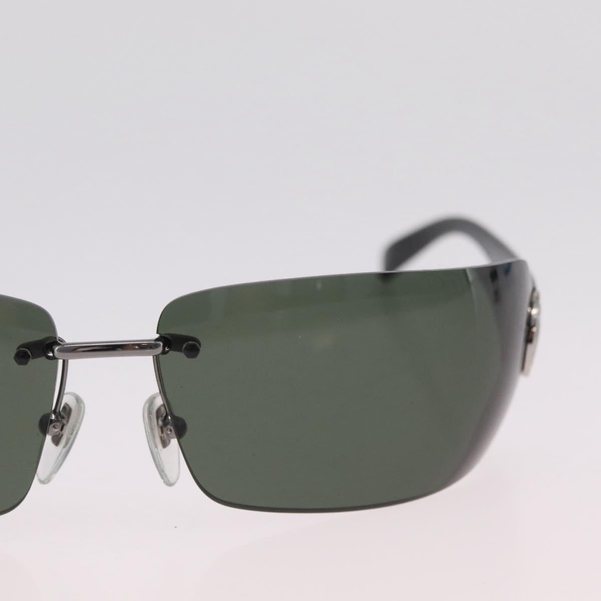 BVLGARI Sunglasses metal Silver Auth 206148V