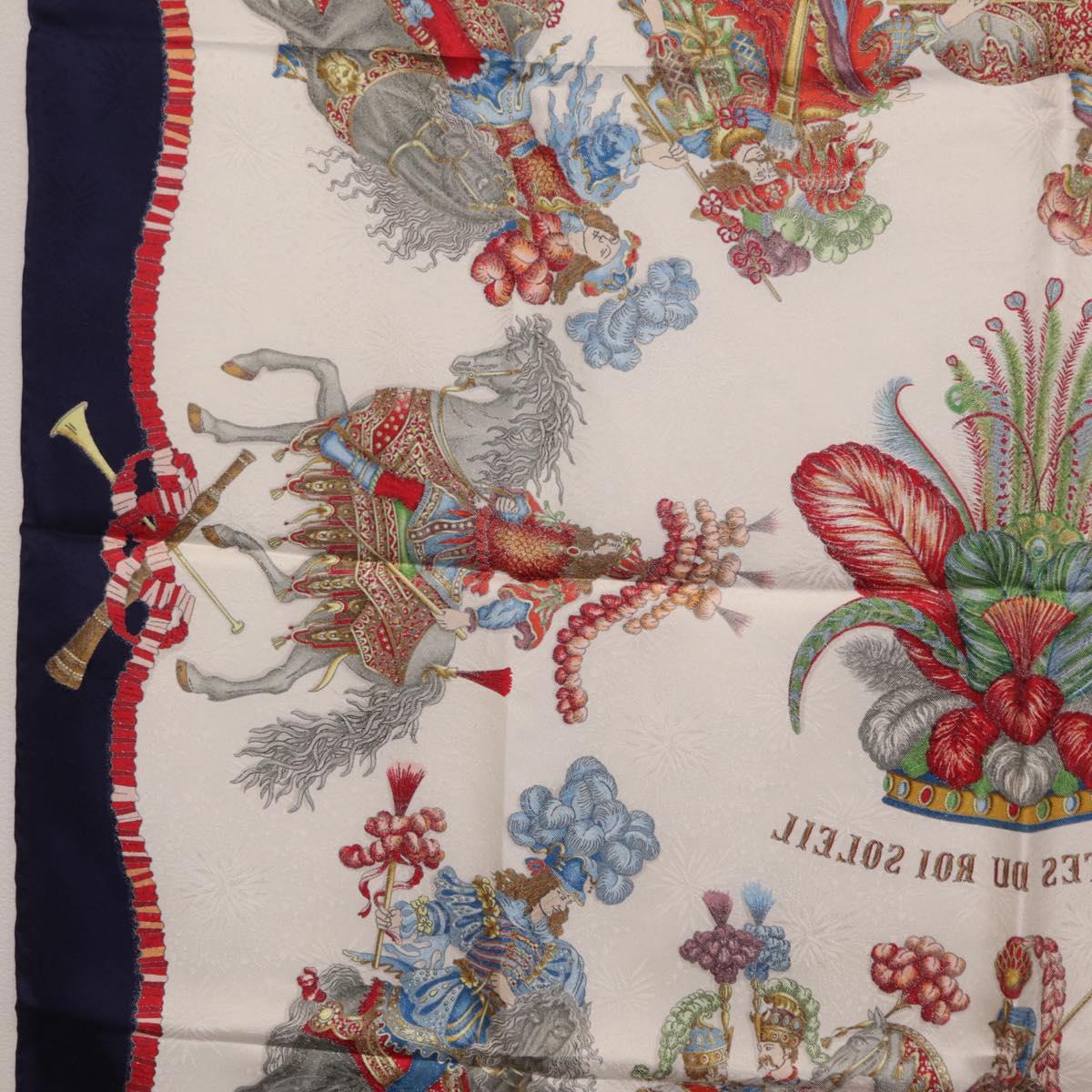 HERMES Carre 90 Scarf Silk Navy Auth 206154M