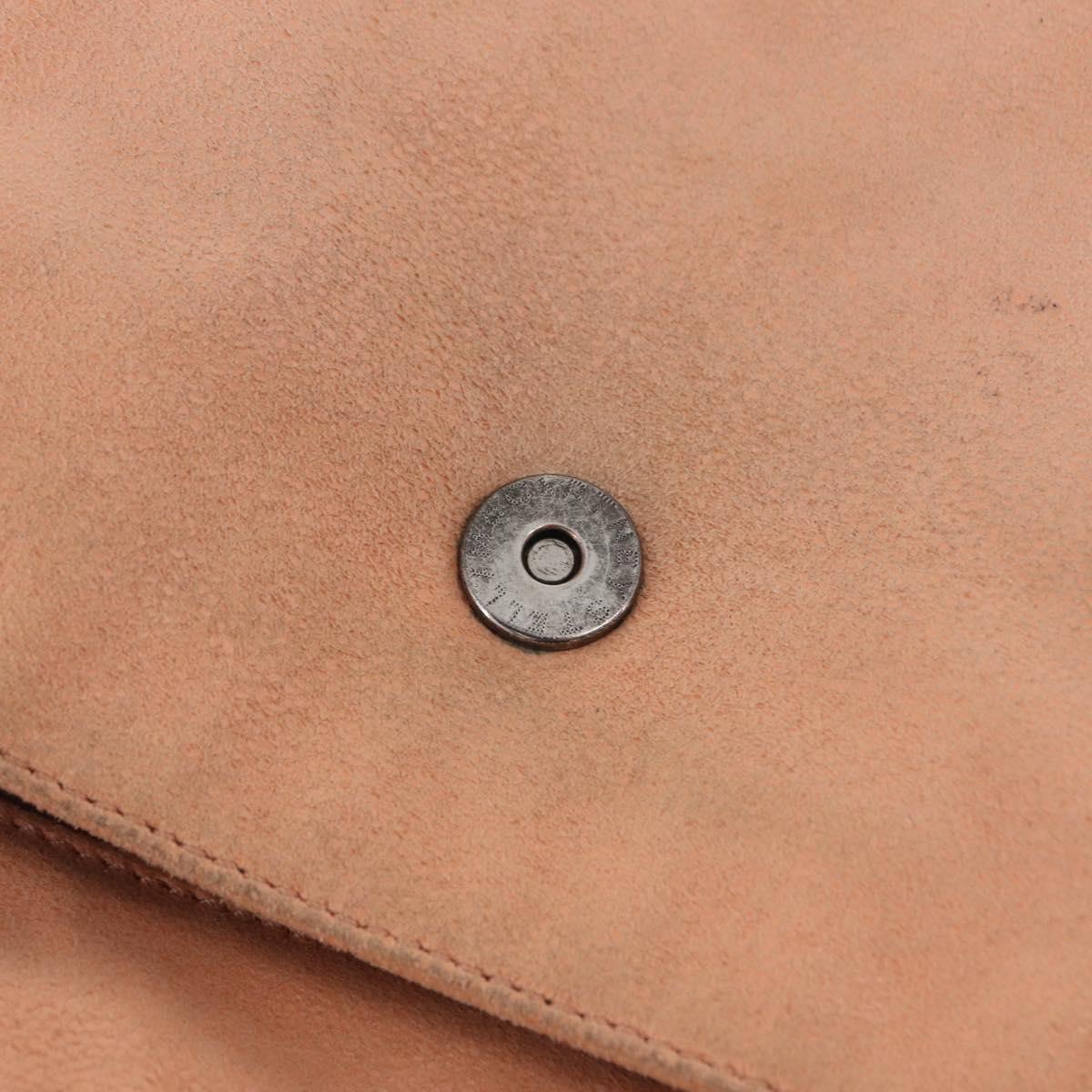 Stella McCartney Falabella Chain Bag Polyester Orange Silver 364519 Auth 206228