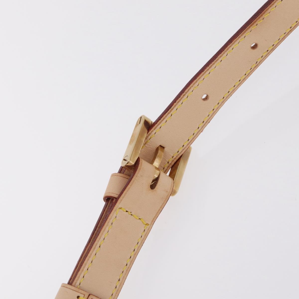 LOUIS VUITTON Monogram Vernis Thompson Street Bag Beige M91301 LV Auth 206229A