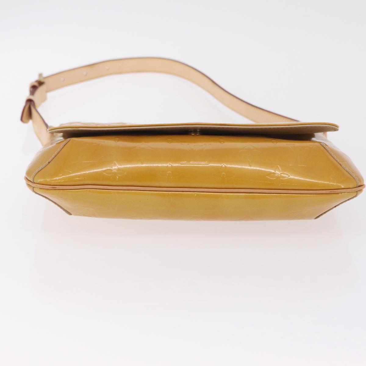LOUIS VUITTON Monogram Vernis Thompson Street Bag Beige M91301 LV Auth 206229A
