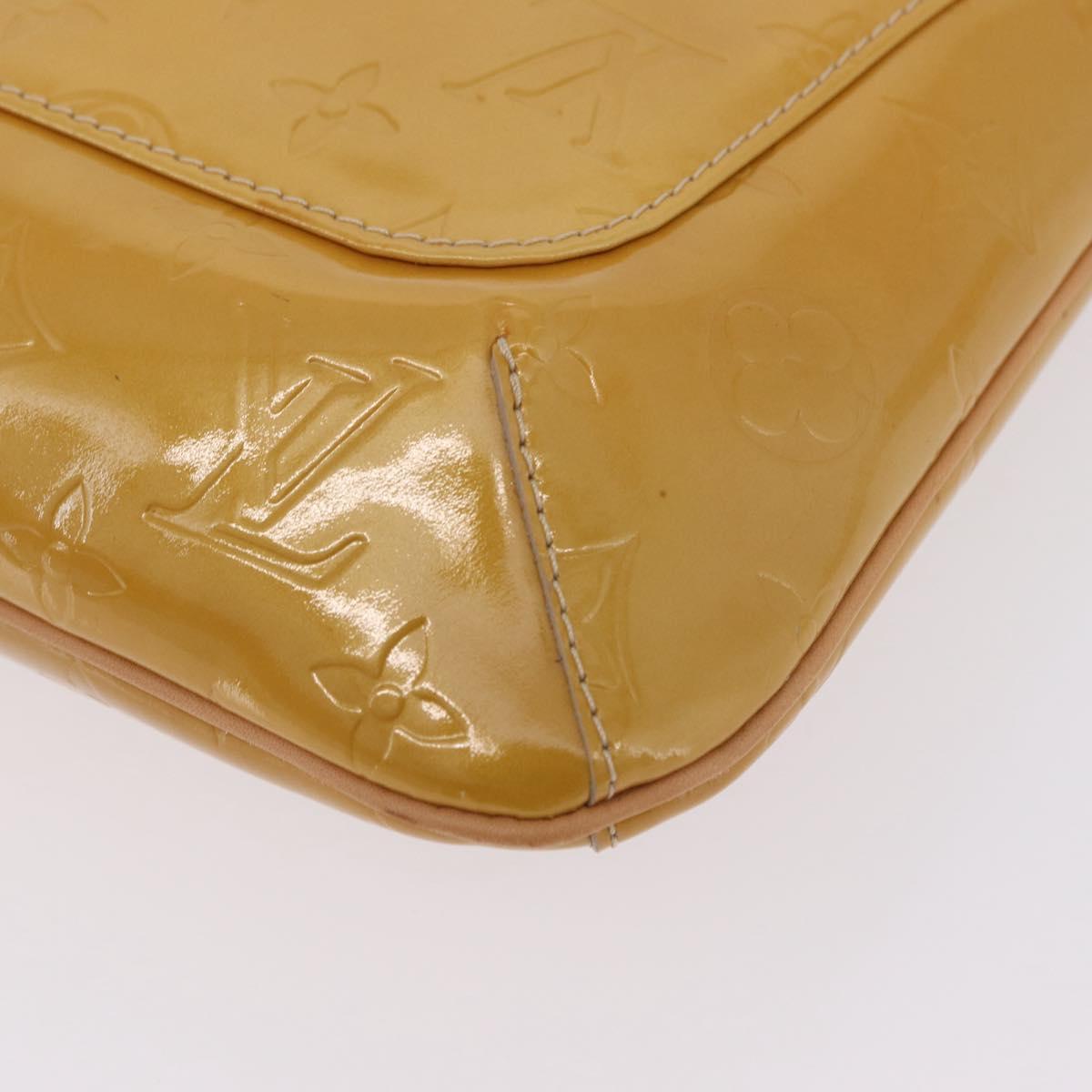 LOUIS VUITTON Monogram Vernis Thompson Street Bag Beige M91301 LV Auth 206229A