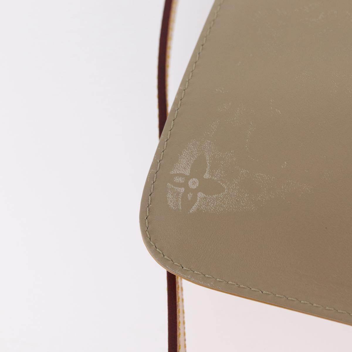 LOUIS VUITTON Monogram Vernis Thompson Street Bag Beige M91301 LV Auth 206229A