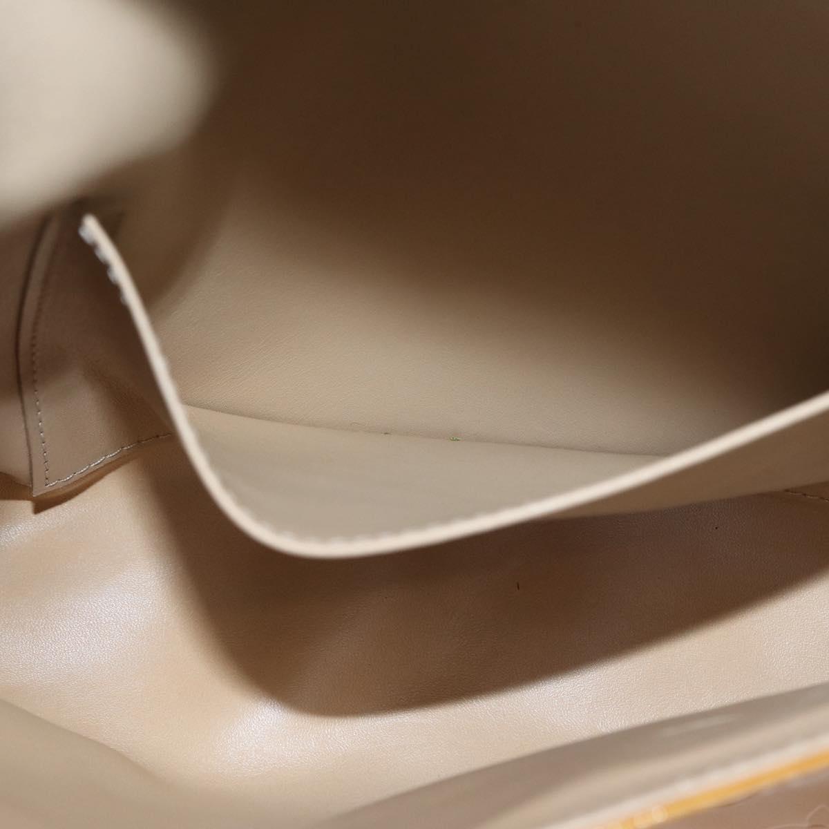 LOUIS VUITTON Monogram Vernis Thompson Street Bag Beige M91301 LV Auth 206229A