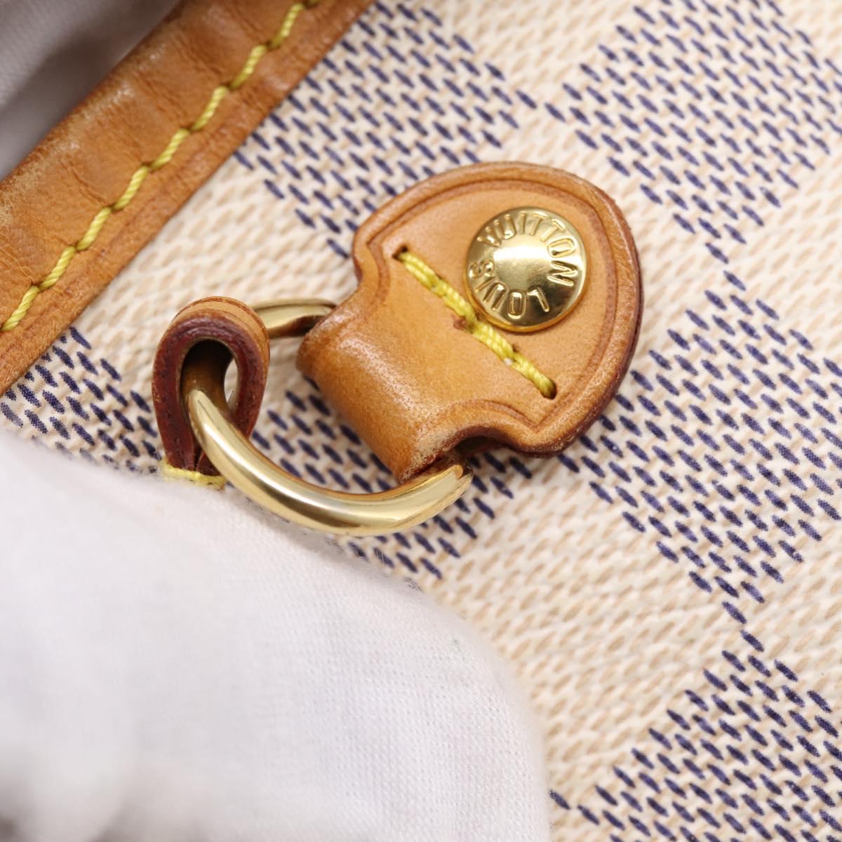 LOUIS VUITTON Damier Azur Neverfull PM Tote Bag N41362 LV Auth 206233A