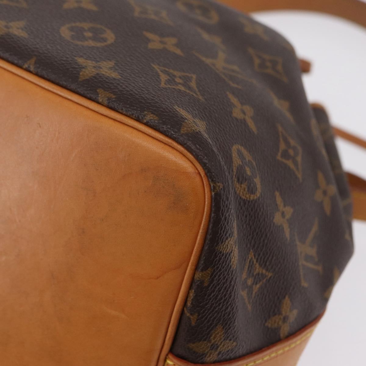 LOUIS VUITTON Monogram Petit Noe Shoulder Bag M42226 LV Auth 206234V