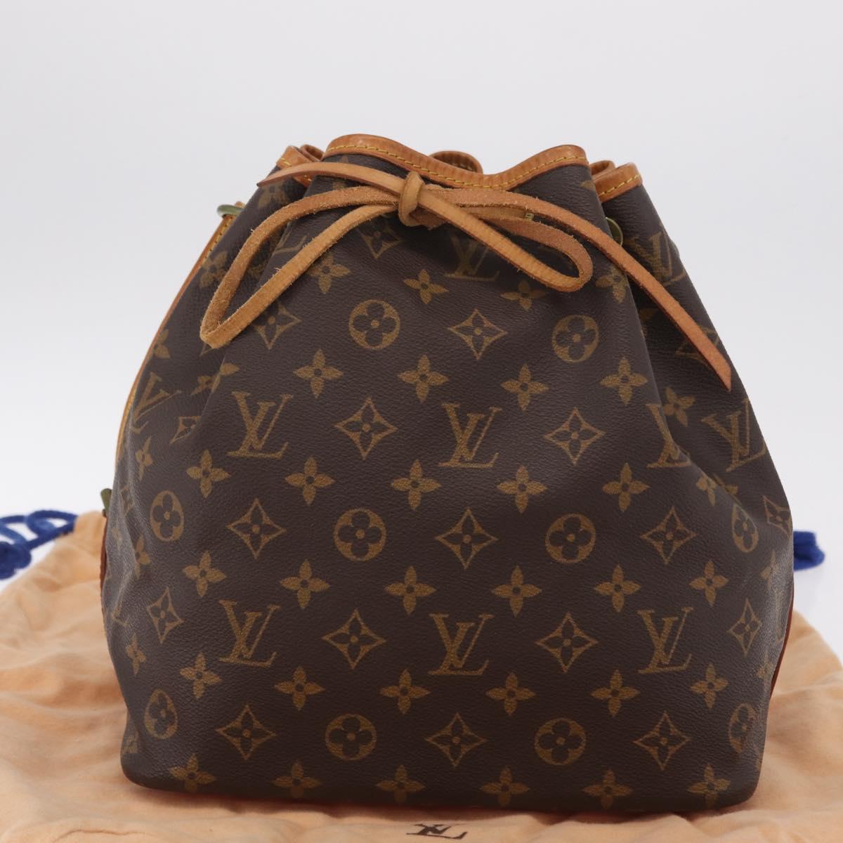 LOUIS VUITTON Monogram Petit Noe Shoulder Bag M42226 LV Auth 206234V