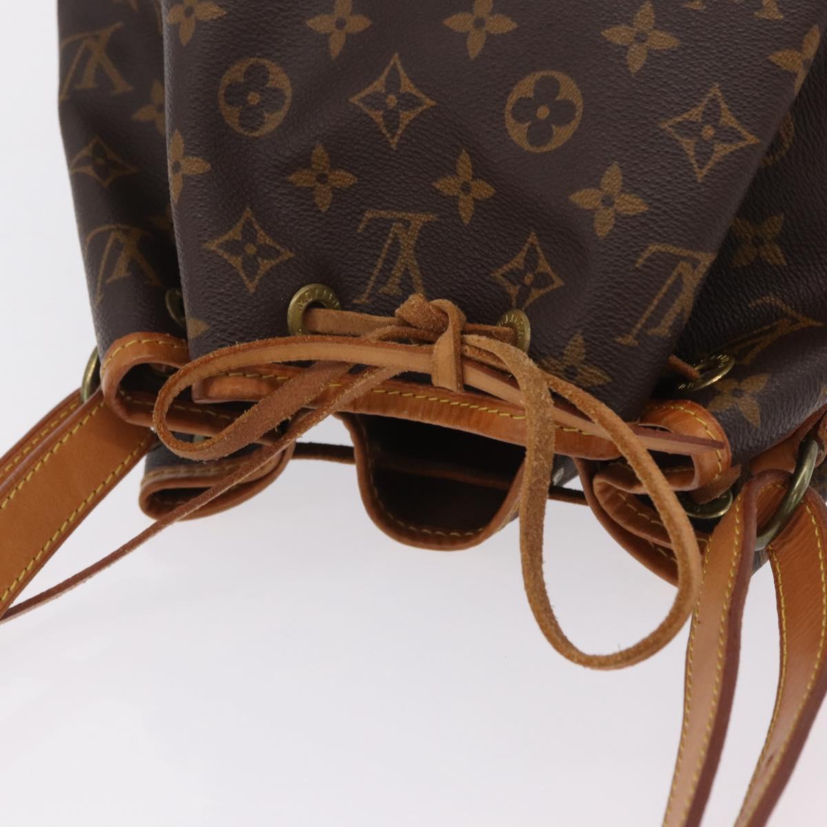 LOUIS VUITTON Monogram Petit Noe Shoulder Bag M42226 LV Auth 206234V