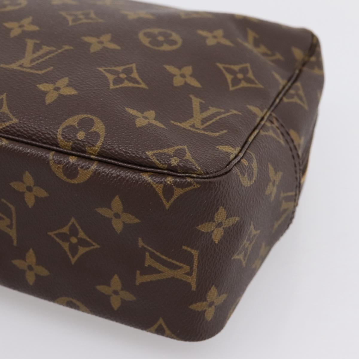 LOUIS VUITTON Monogram Trousse Toilette 28 Clutch Bag M47522 LV Auth 206246