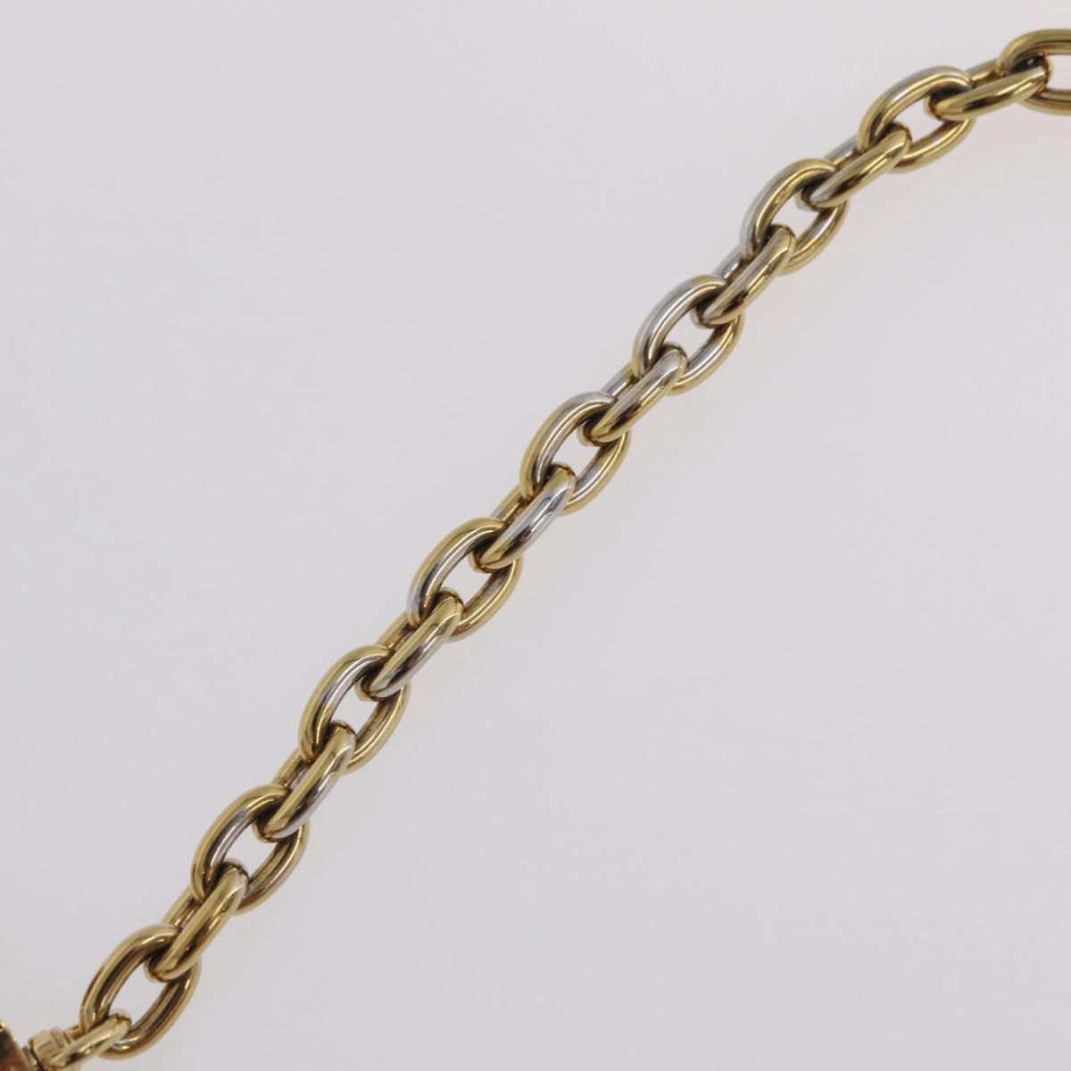 LOUIS VUITTON Monogram Laminated Jacquard Loop Bag Gold M22928 LV Auth 206273SAM