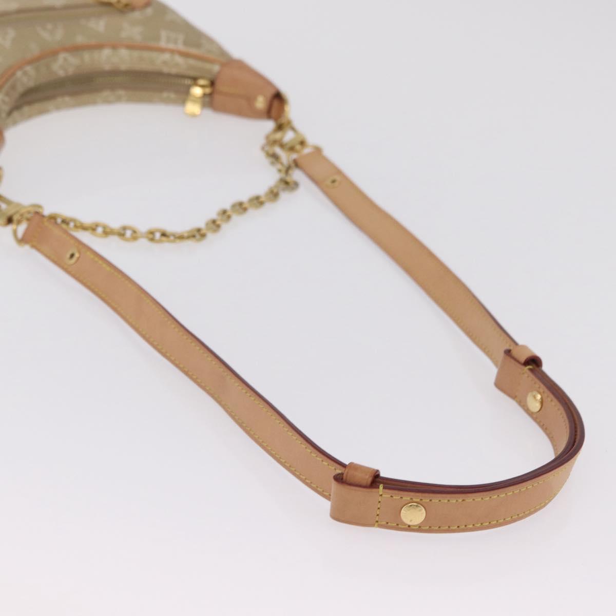 LOUIS VUITTON Monogram Laminated Jacquard Loop Bag Gold M22928 LV Auth 206273SAM