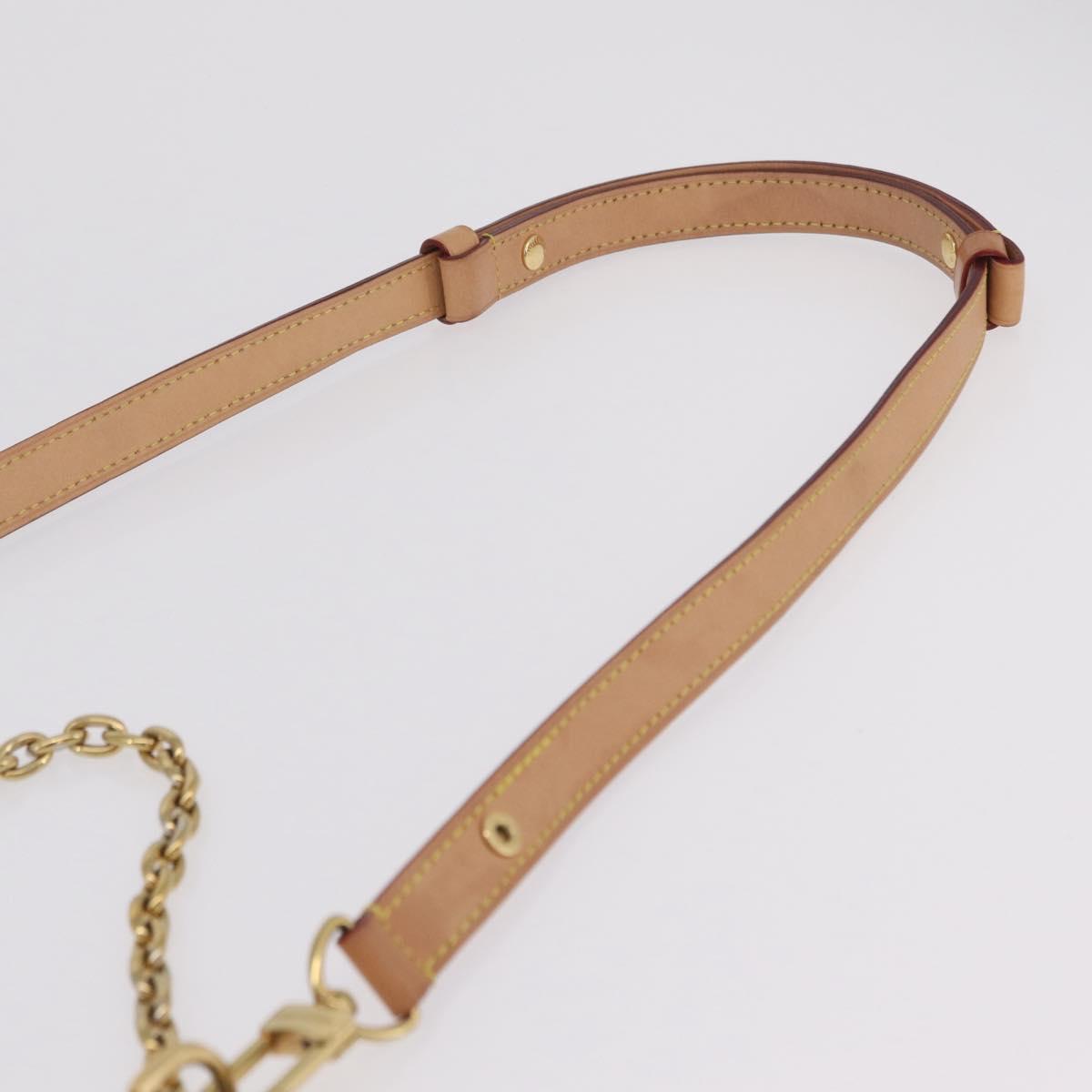 LOUIS VUITTON Monogram Laminated Jacquard Loop Bag Gold M22928 LV Auth 206273SAM