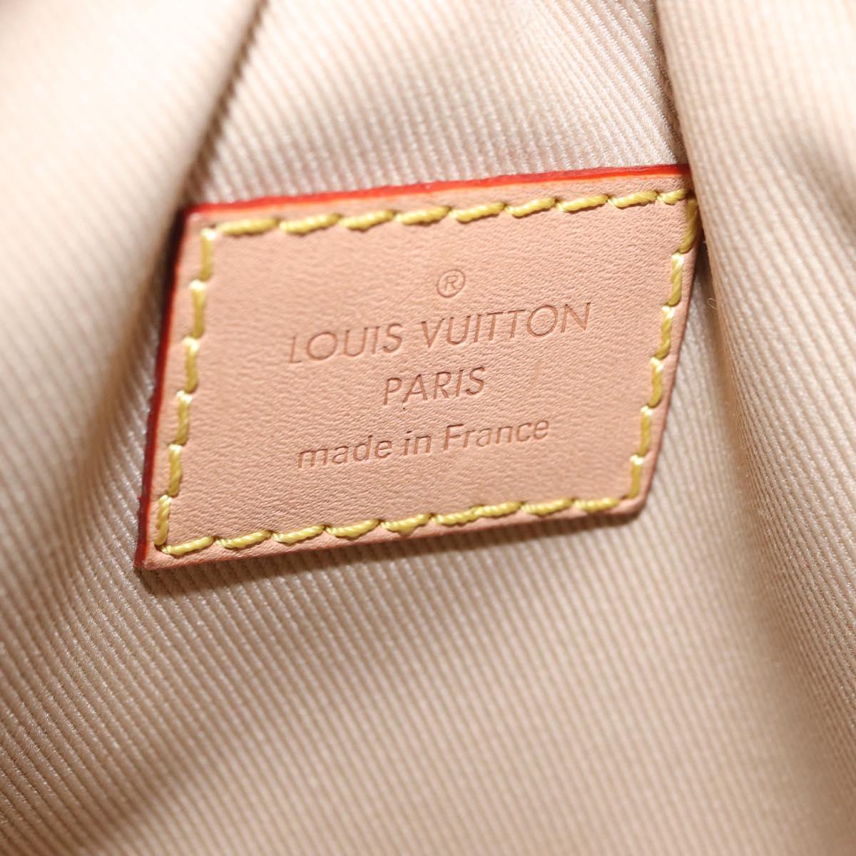 LOUIS VUITTON Monogram Laminated Jacquard Loop Bag Gold M22928 LV Auth 206273SAM