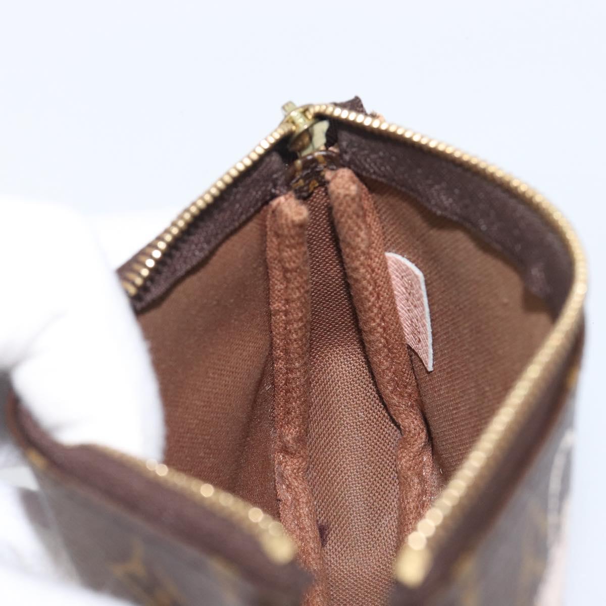 LOUIS VUITTON Monogram Bag print Mini Pochette Pouch M60245 LV Auth 206276M