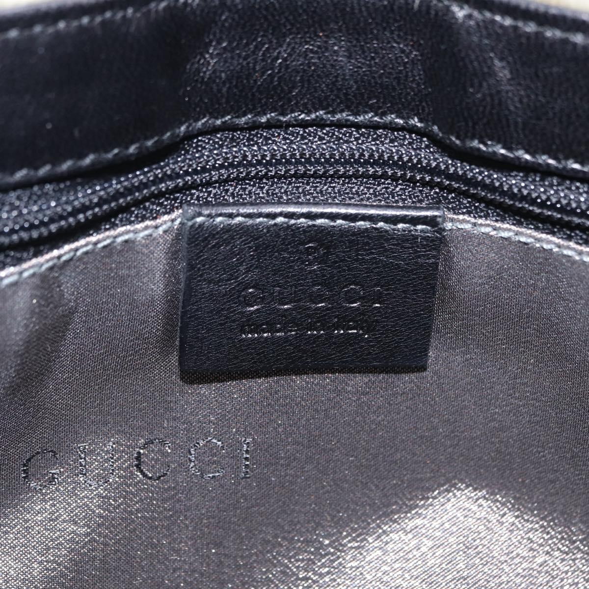GUCCI Shoulder Bag Velor Beige Silver 001 3829 Auth 206290A