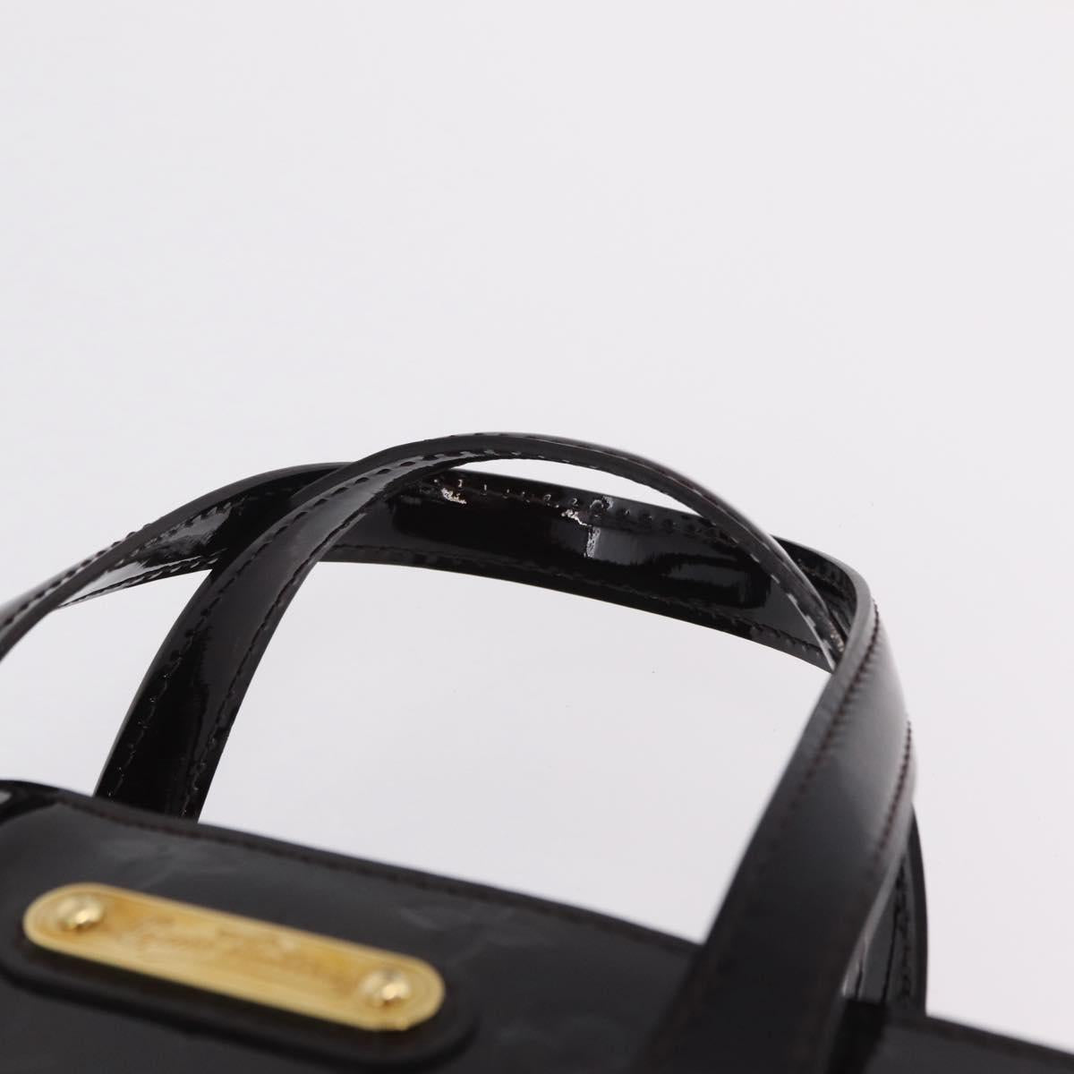 LOUIS VUITTON Monogram Vernis Wilshire PM Hand Bag Amarante M93641 Auth 206294A
