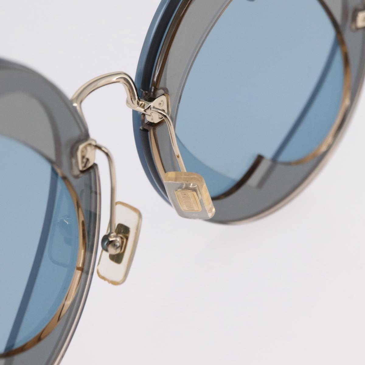 Miu Miu Sunglasses metal Silver Auth 206297A