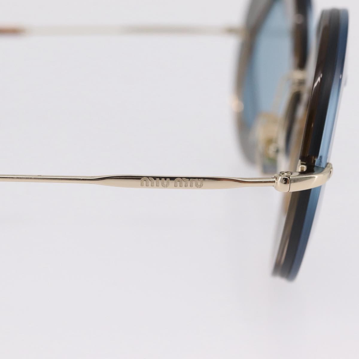 Miu Miu Sunglasses metal Silver Auth 206297A