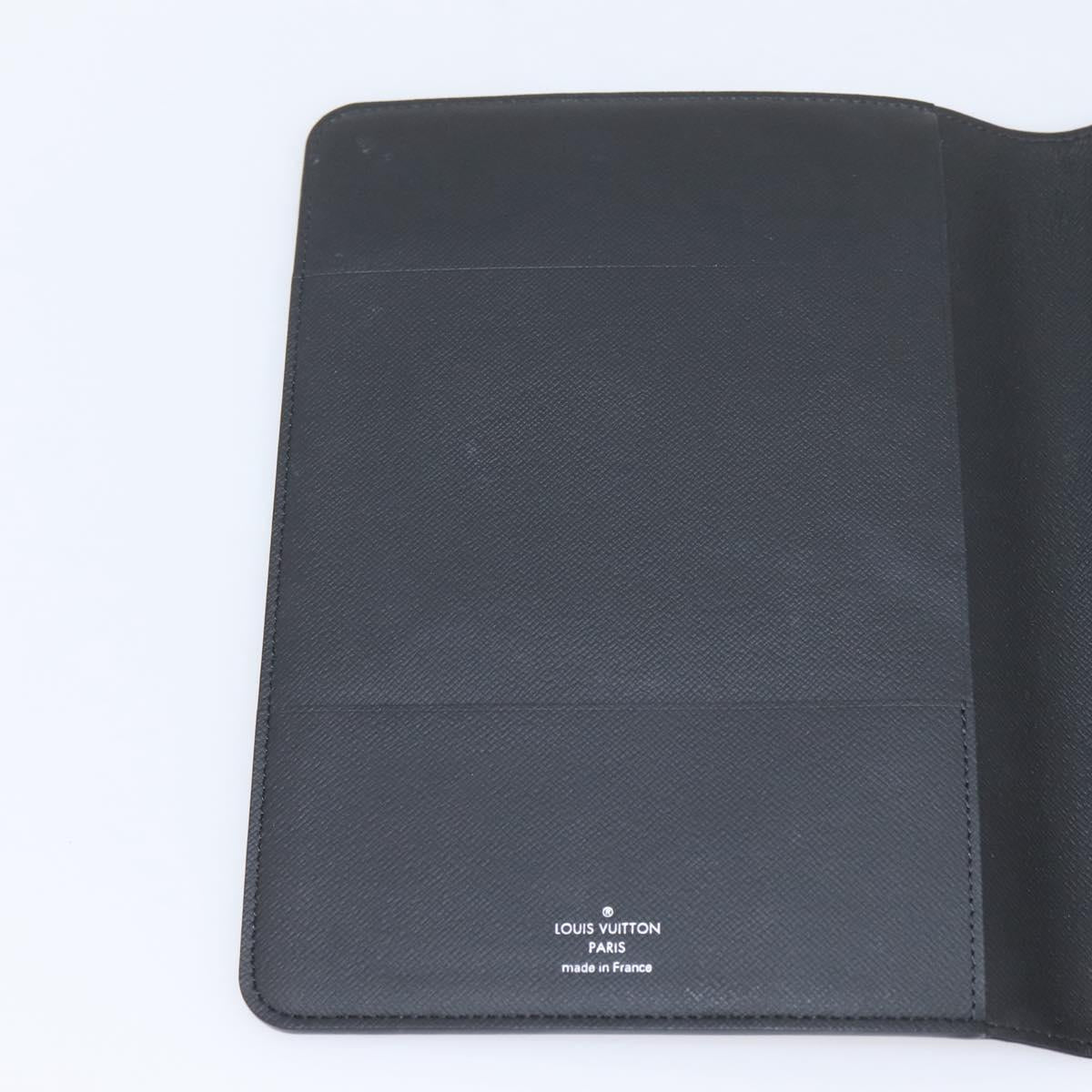 LOUIS VUITTON Damier Graphite Agenda Bureau Note Cover R20974 LV Auth 206298V