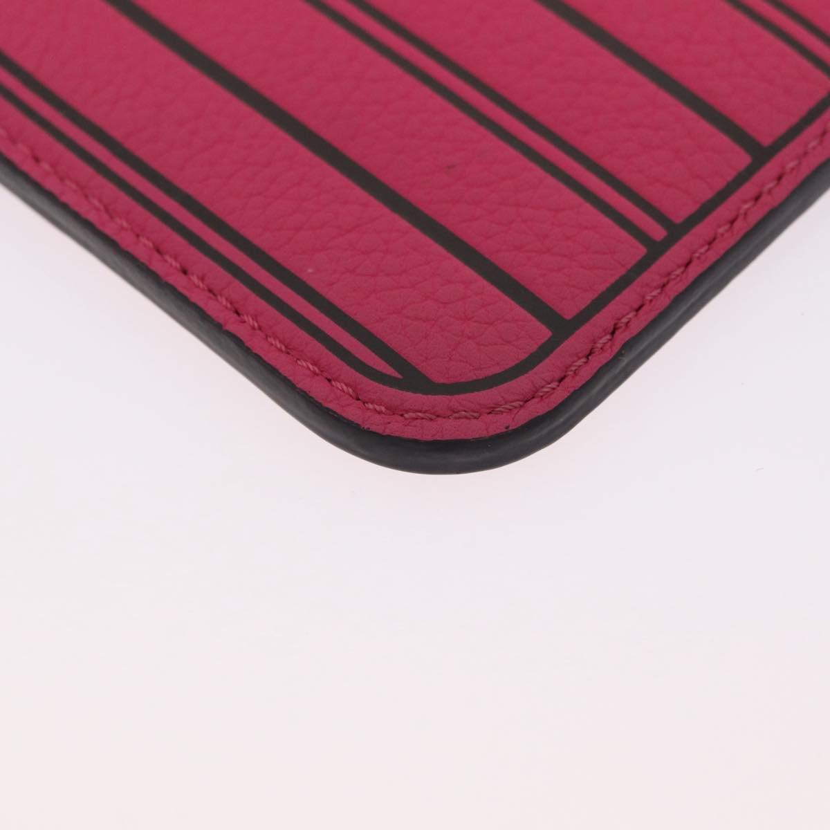LOUIS VUITTON Monogram Neverfull Inside Out MM Pouch Pouch Pink LV Auth 206301V
