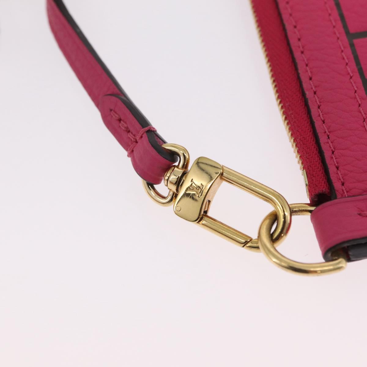 LOUIS VUITTON Monogram Neverfull Inside Out MM Pouch Pouch Pink LV Auth 206301V